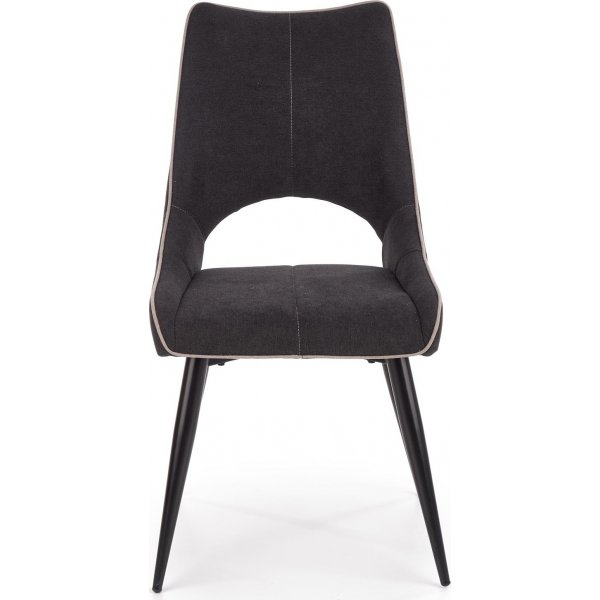 Chaise de salle  manger Cadeira 369 - Gris fonc