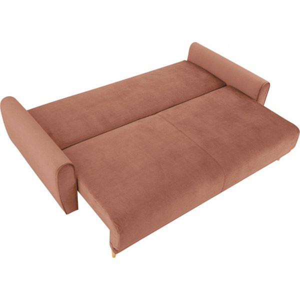 Manilla 3-zits slaapbank - Oranje Manilla 3-zits slaapbank - Oranje