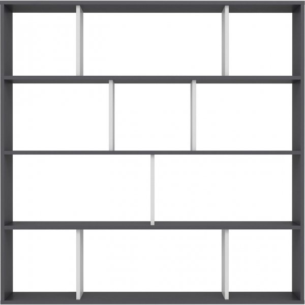 Bibliothèque Hodbi - Anthracite/blanc Bibliothèque Hodbi - Anthracite/blanc