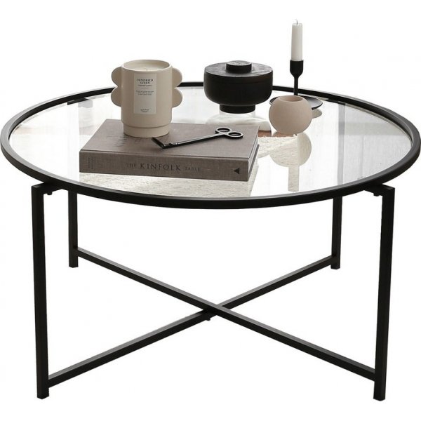 Table basse Sun Ø83 cm - Noir Table basse Sun Ø83 cm - Noir