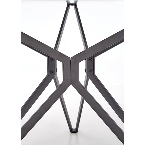 Table à manger ronde Bibbi Ø120 cm en blanc brillant Table à manger ronde Bibbi Ø120 cm en blanc brillant