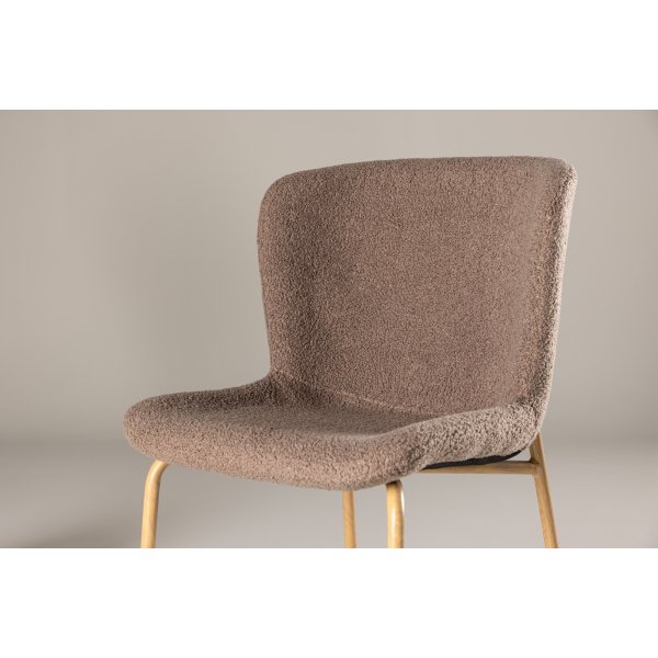 Modesto matstol - Brun boucle Modesto matstol - Brun boucle