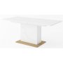 Dayna matbord 160-200 cm - Vit/riviera ek