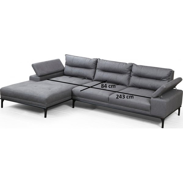 Hollywood divansoffa - Grå Hollywood divansoffa - Grå