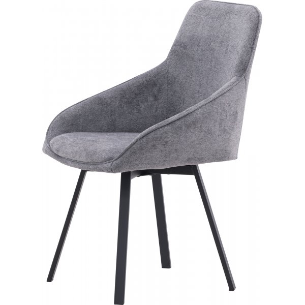 Chaise de salle à manger Rosie - Gris/noir Chaise de salle à manger Rosie - Gris/noir