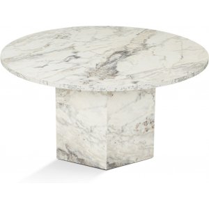 Table basse Nova 80 cm - Marbre blanc