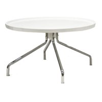 Tray Soffbord runt - Vit Tray Soffbord runt - Vit