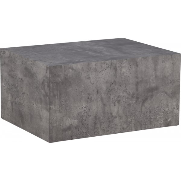 Table basse York 80 x 60 cm - Gris fonc