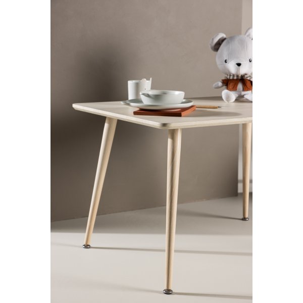 Table à manger enfant Polar 80 x 60 cm - Chaux Table à manger enfant Polar 80 x 60 cm - Chaux