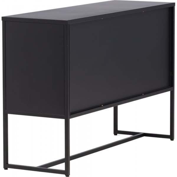 Buffet Trerike - Noir + Pieds de meubles Buffet Trerike - Noir + Pieds de meubles