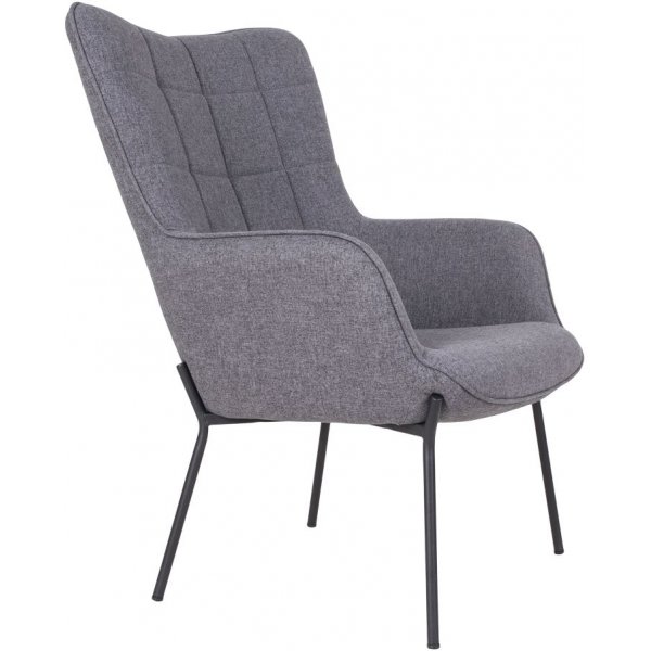 Glasgow F�t�lj - Gr�/svart