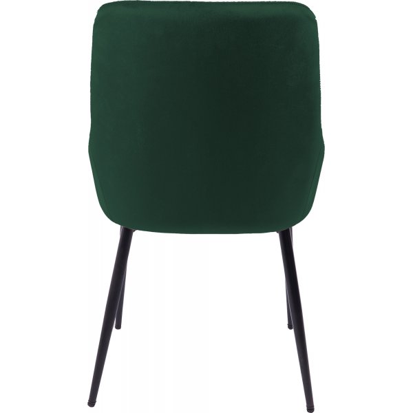 Stol i grön sammet - Theo + Möbeltassar Stol i grön sammet - Theo + Möbeltassar