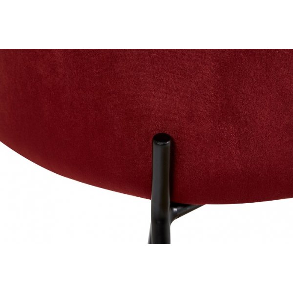 Khloe stol - Bordeaux sammet Khloe stol - Bordeaux sammet