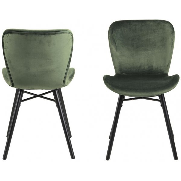 Chaise de salle à manger Batilda - Vert Chaise de salle à manger Batilda - Vert