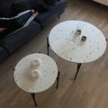 Kundbild Air stenskiva Terrazzo Ø85, Bianco: Är såååå nöjd! Va orolig att de...