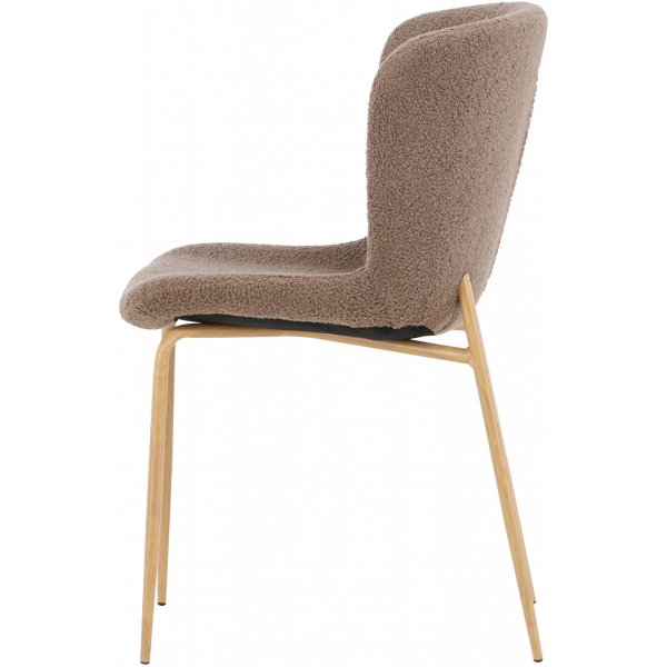 Modesto matstol - Brun boucle Modesto matstol - Brun boucle