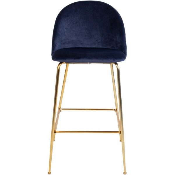 Lausanne Barstol - Blå/mässing Lausanne Barstol - Blå/mässing