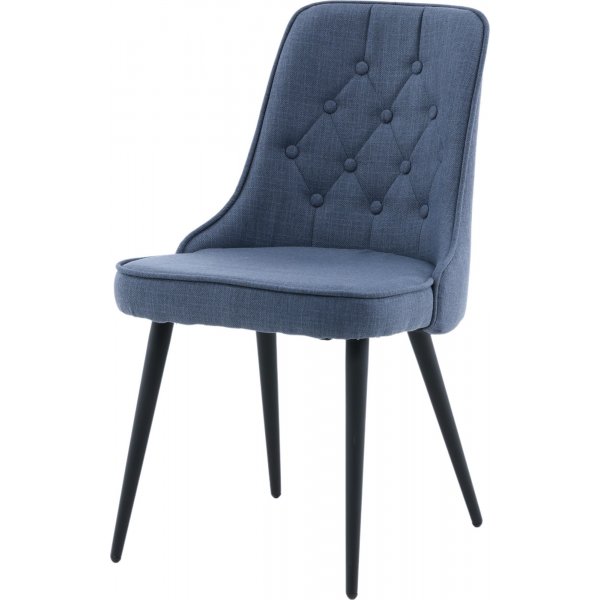 Chaise de Salle à Manger Alice Deluxe - Bleu/Noir Chaise de Salle à Manger Alice Deluxe - Bleu/Noir