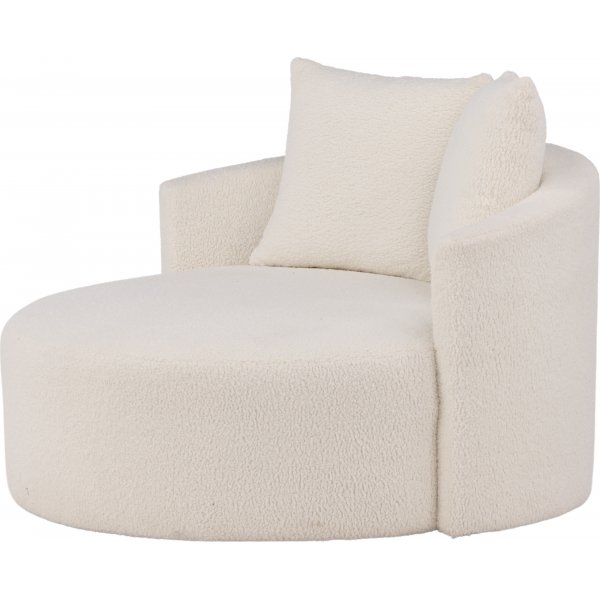 Canap 2 places Kelso - Teddy blanc