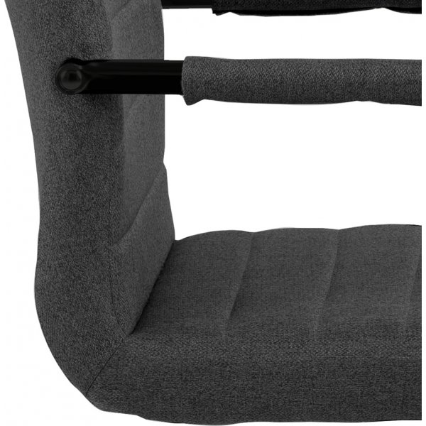 Fauteuil Moon - Gris/noir Fauteuil Moon - Gris/noir