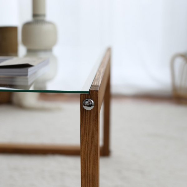 Table basse Via 85 x 55 cm - Pin foncé Table basse Via 85 x 55 cm - Pin foncé