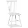 Pose matgrupp: Bord 130 cm inklusive 4 st vita pinnstolar - Whitewash