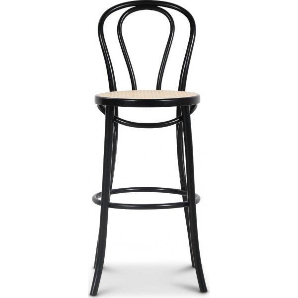 Tabouret de bar No 18 avec assise en rotin - N\\\'importe quelle couleur sur le cadre