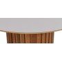Matisse perstorp runt matbord 118 cm - Ek / Ljus virrvarr