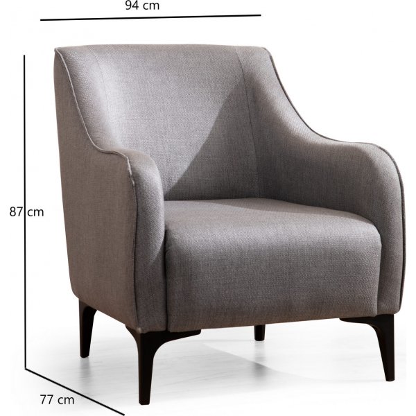 Belissimo fåtölj - Grå Belissimo fåtölj - Grå