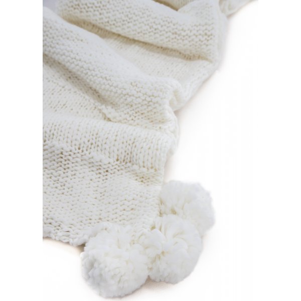 Plaid fin 130x170 cm - Blanc Plaid fin 130x170 cm - Blanc