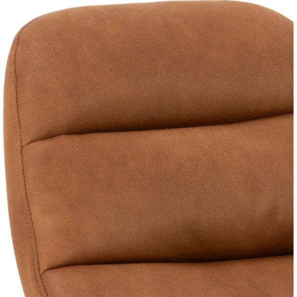 Chaplin divanftlj - Brun ldermix/matt svart