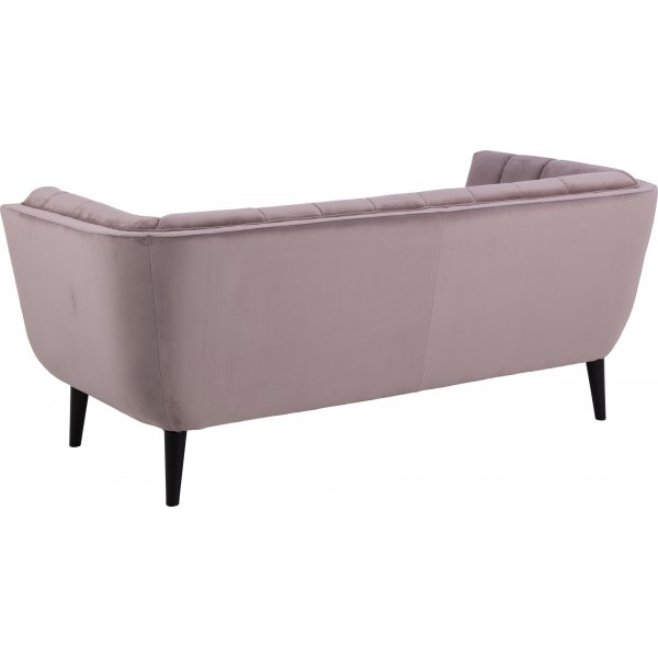 Tampa 2,5-sits soffa - Puderrosa