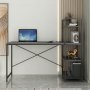 Smart skrivbord - Antracit/svart
