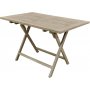 Salt utematgrupp vikbart matbord 120x70 cm med 4 st matstolar - Gr teak