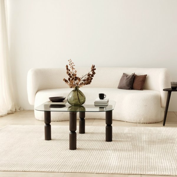 Kei salontafel 80 x 80 cm - Antraciet Kei salontafel 80 x 80 cm - Antraciet