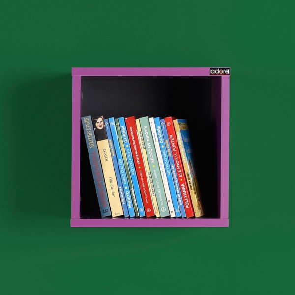 Rafa vägghylla 33 - Lila Rafa vägghylla 33 - Lila