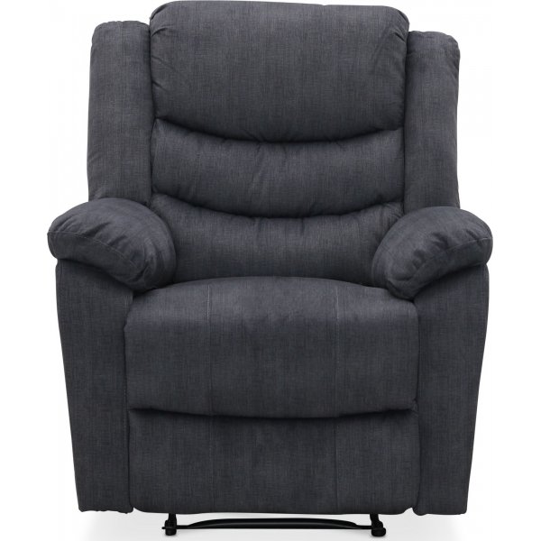 Tampa manuell reclinerf�t�lj - Gr� tyg