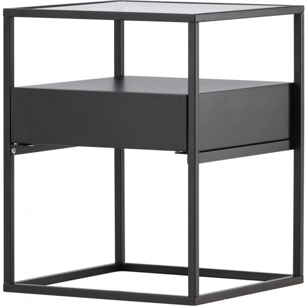 Table d\\\'appoint Fortaleza 40 x 40 cm - Noir