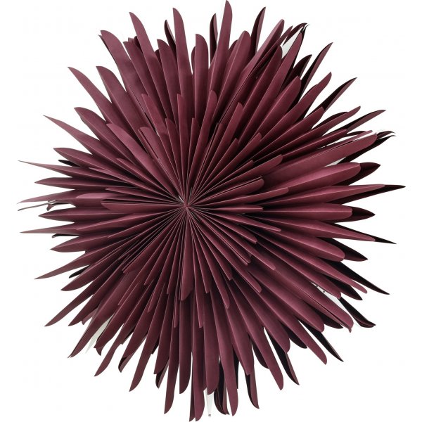 Slen adventsstjrna 80 cm - Mrkrd