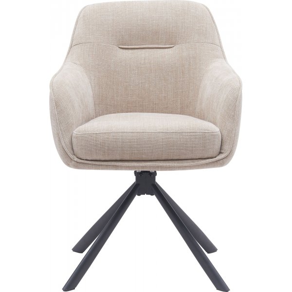 Option fauteuil - Lin/noir Option fauteuil - Lin/noir