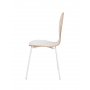 Bailey stol - Vit-laminat/ek
