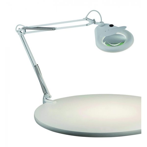 Fagernes Bordslampa med frstoringsglas - Vit