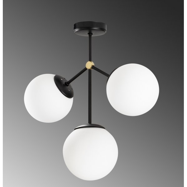 Damar taklampa 6336 - Svart/vit Damar taklampa 6336 - Svart/vit
