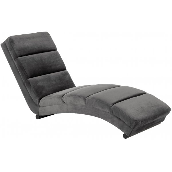 Chaise longue Slinky - Gris fonc