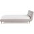 Cadre de lit Bernard gris clair 160x200 cm + Kit d\\\'entretien des meubles pour textiles