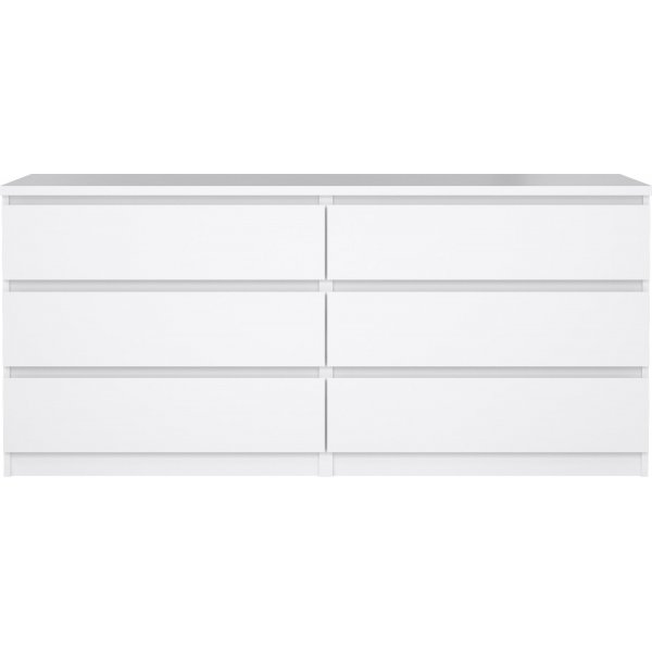 Naia ladekast met 6 lades - Wit Naia ladekast met 6 lades - Wit
