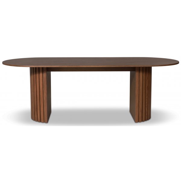 PiPi ovalt matbord o valnötsbets 230x95 cm - Bord i Valnöt PiPi ovalt matbord o valnötsbets 230x95 cm - Bord i Valnöt