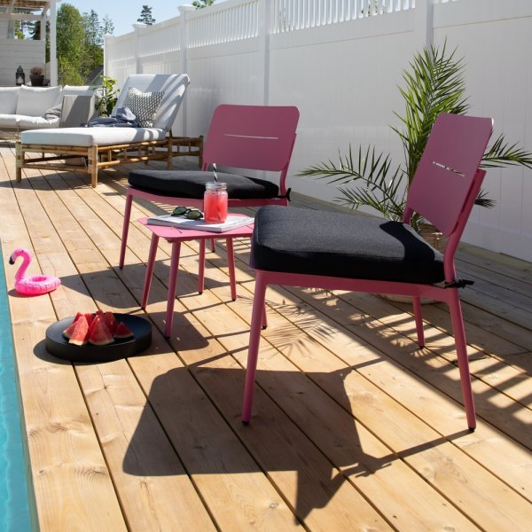 Lina fåtölj - Svart/Rosa Lina fåtölj - Svart/Rosa