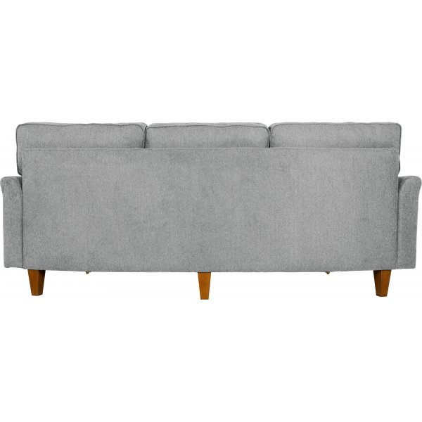 Howard 3-sits soffa grå 225 cm + Fläckborttagare för möbler Howard 3-sits soffa grå 225 cm + Fläckborttagare för möbler