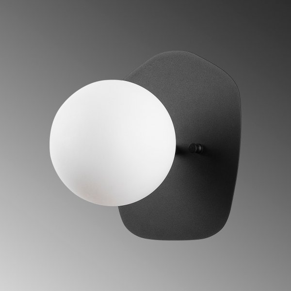 Well wandlamp 11680 - Zwart/wit